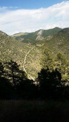 Trail to nearby Caverns