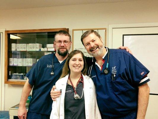 Dr. Bryant Anderson, Dr. Jennifer Carney, Dr. Chris Rehm