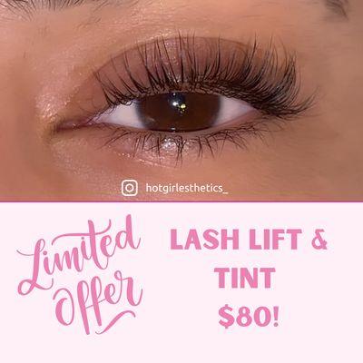 Limited Offer: Lash Lift & Tint