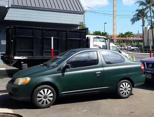 2000 Toyota Echo, Tint & PlastiDip by Tint Shop Hawaii