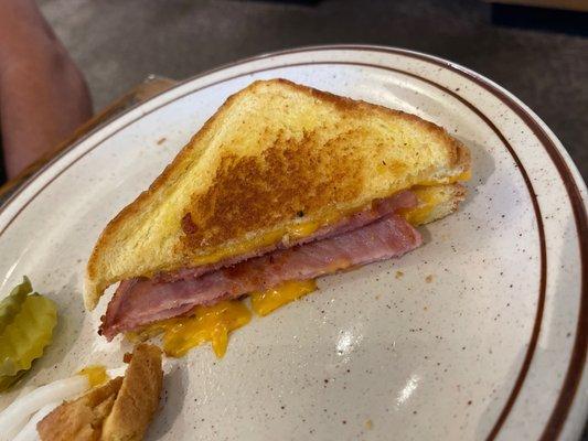 Grilled ham and cheese