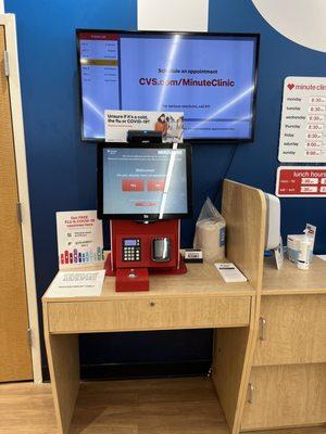 Minute clinic Self check in