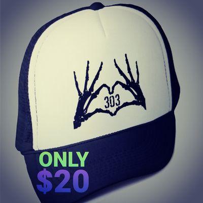 303Tattoo TRUCKER CAPS now $20!!! Get urs today!!