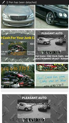 Call us and get cash for your cars truck or van 4044907707