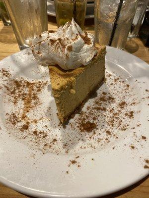 Pumpkin cheesecake