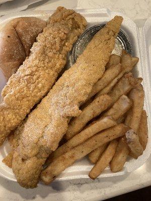 Whiting fish sandwich