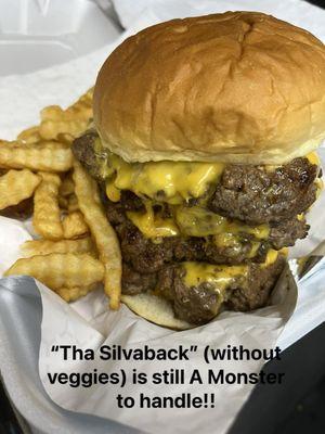 "Tha Silvaback" and fries