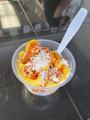 Chamango with coconut flakes