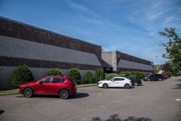 A view of our facility and parking lot.