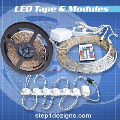 When you're shopping for new LED Tape and Strip Lights, Step1Dezigns.com has the perfect replacement options for you to choose from.