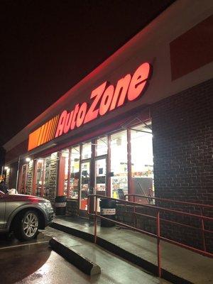 Exterior of AutoZone