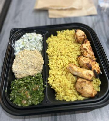 Chicken Kabob Plate