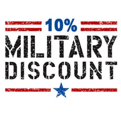 10% Discount for Military!