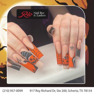 Get your nails Halloween-ready! From spooky ghosts to cute pumpkins, we've got the perfect designs for you.