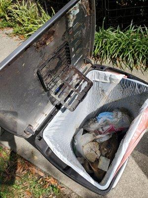 Our trash can on the "Do Not Load " list , was loaded in Prescott,AZ , festered in the heat being stuck in Phoenix for over 2 weeks.