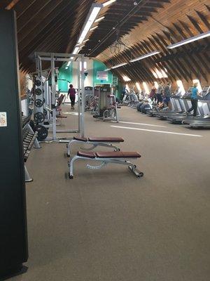 Gym upstairs