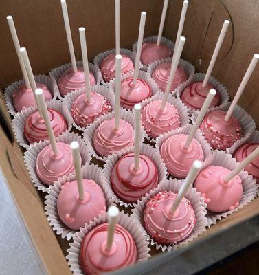 Delicious cake  pops