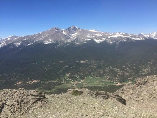 Top of Twin sisters 11,400 feet