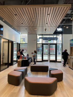 Lobby waiting area seating