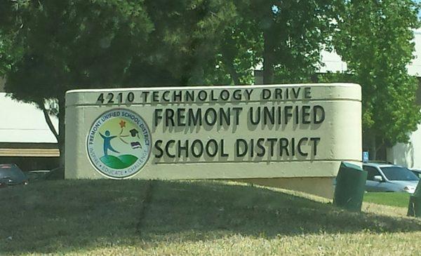 Marquee outside FUSD District Office