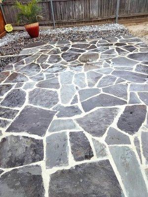 Don't y'all want this flagstone patio?? Look at this beauty
#Grapevine tx #masonguys