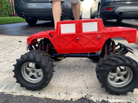 Vintage Traxxas Nitro Monster truck Fixed & tuned. perfect #RCbocahobbies