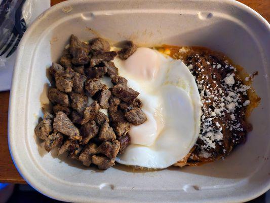 Asada Monster Loaded Chilaquiles