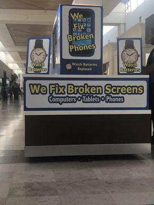 Sign should say "we break your phones and charge you for it!"