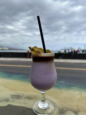 Ube Bang bang with an extra rum float