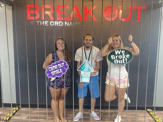 We escaped!