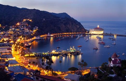 Avalon Town at Night Time