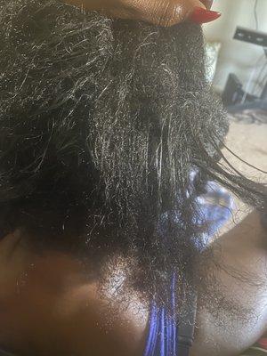 Severe heat damage again with very fragile & stringy hair. I have 100% chemical free hair & did not have these concerns before.