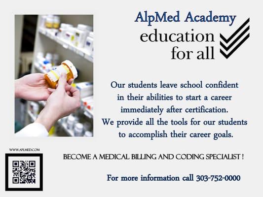 Pharmacy Tech is an Online Program, Call us today for details