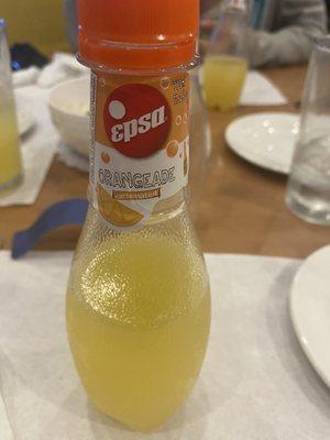 Espa orange beverage- tastes like orangina