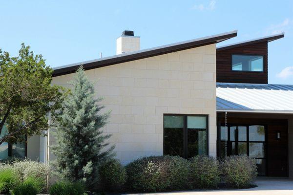 Blanco Limestone Cladding Panels in Austin, TX from Espinoza Stone