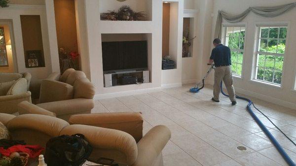 Tile cleaning