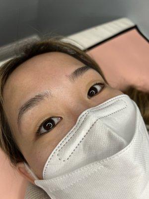 Before lash lift