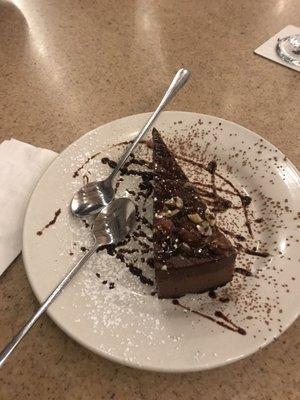 The Nutella Cheesecake was divine!