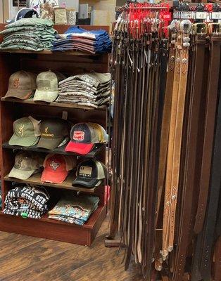 Western Belts, Belt Buckles, Baseball Caps