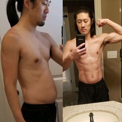 Tim: -5lbs (up 15 then down 10) in 8 months!