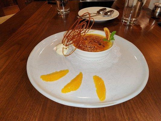 Blood Orange Creme Brulee (Didn't seem to be "blood orange")