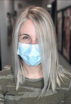 Icy blonde by Master stylist Gina