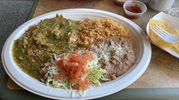 Chile verde plate!!