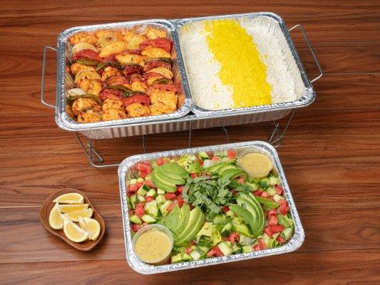 Family Combo (4 Skewers) - Feeds up to 6 people. Includes choice of 2 sides (rice and/or salad)