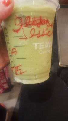 The cashier was just bad, I didn't even fet the drink I tried to order. Not sure how he messed this up so bad, scribbed mess