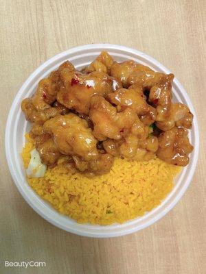 Orange Chicken Lunch