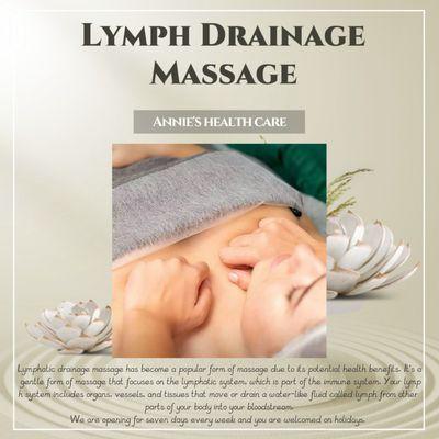 lymph drainage massage