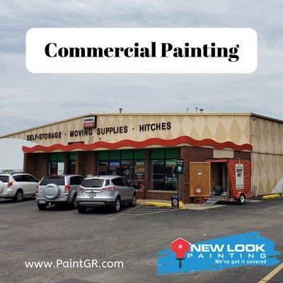 Commercial Exterior Painting - UHaul in Grand Rapids MI