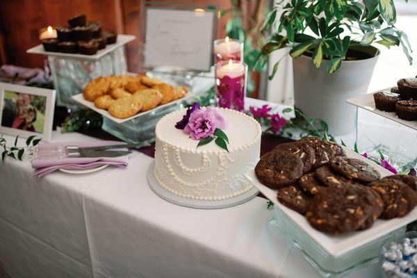 dessert table