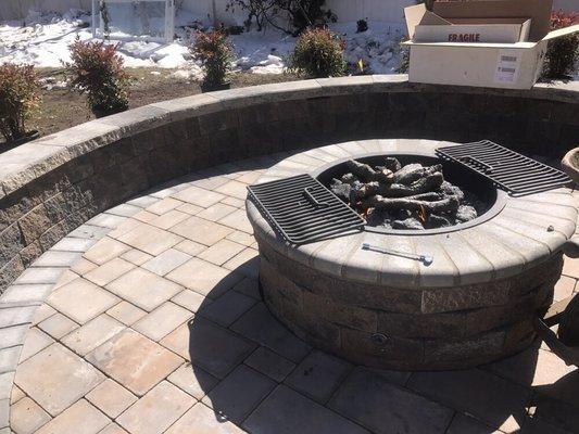 Our outdoor fire pit design